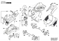 Bosch 3 600 HA4 306 Rotak 43 Lawnmower 230 V / Eu Spare Parts